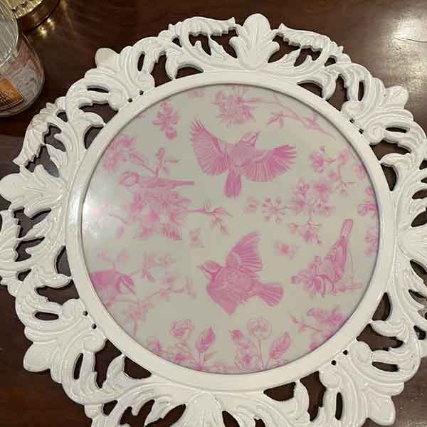 Bloom Plate Charger (Pink)