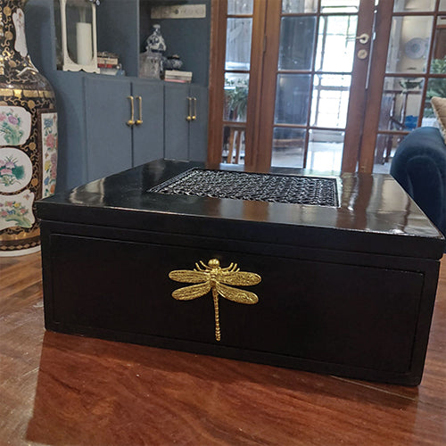 Dragonfly Black Cultery Caddy