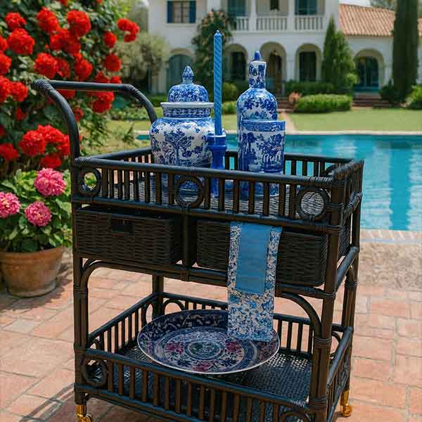 Florida Rattan Trolley