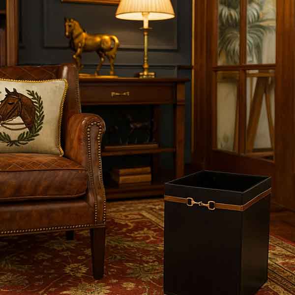 Horse-bit Dustbin (Tan Belt)