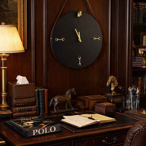 Pony Express Clock (Navy)
