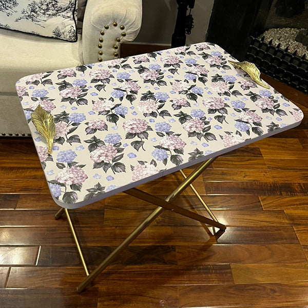 Hydrangeas Folding Table