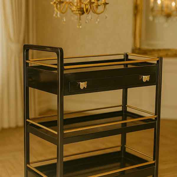 Manhattan Cart Black (3 Tier)