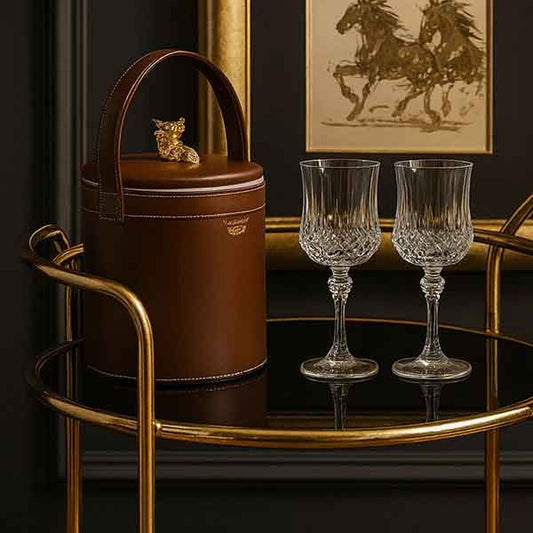 Equestrian Ice Bucket (Tan)