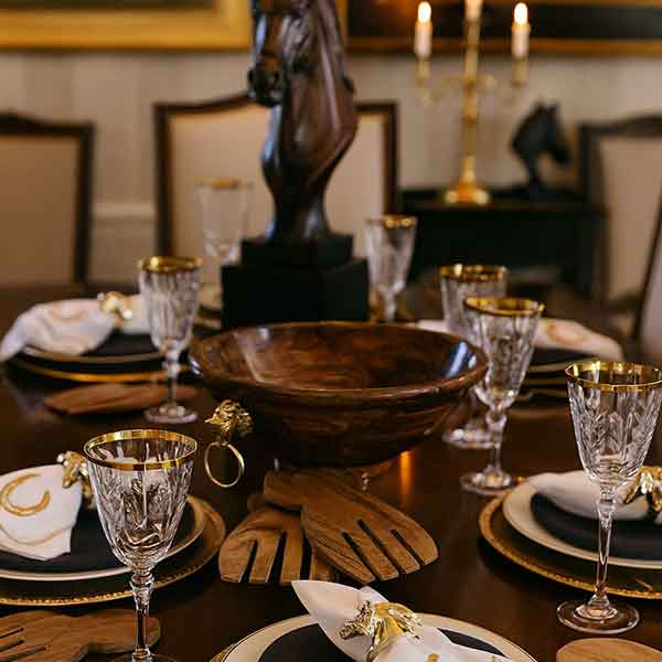 Equestrian Salad Bowl