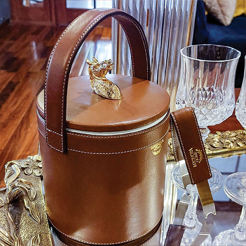 Equestrian Ice Bucket (Tan)