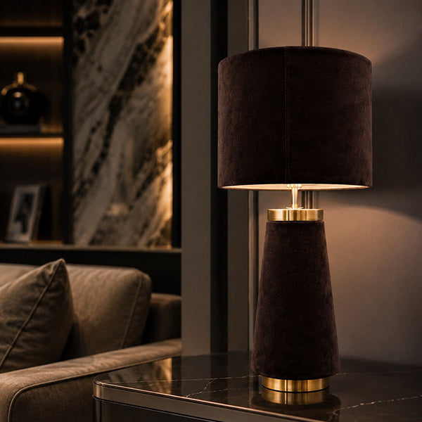Espresso Hills Lamp (Pair)