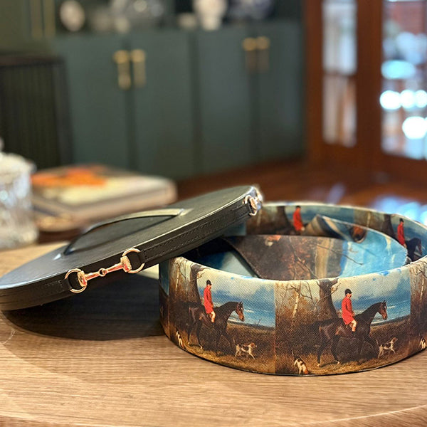 Fox Hunting Bread Basket