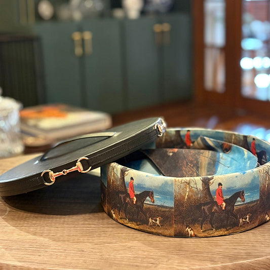 Fox Hunting Bread Basket