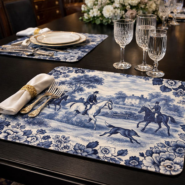 Fox Hunting Mats (Set of 4)