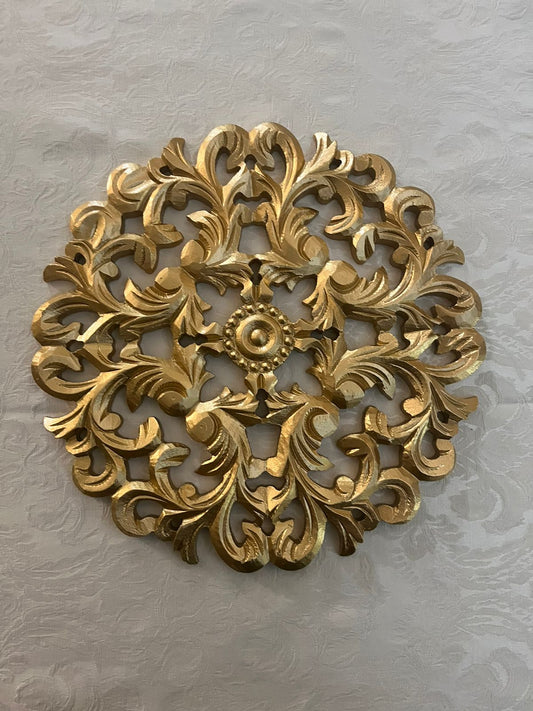 Gold Round Table Mats