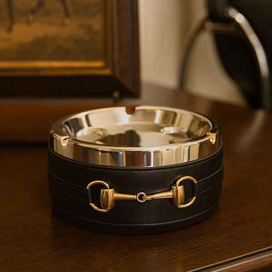 Horse-bit Ashtray (Black)