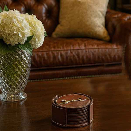 Horse-bit Coaster Set (Tan)