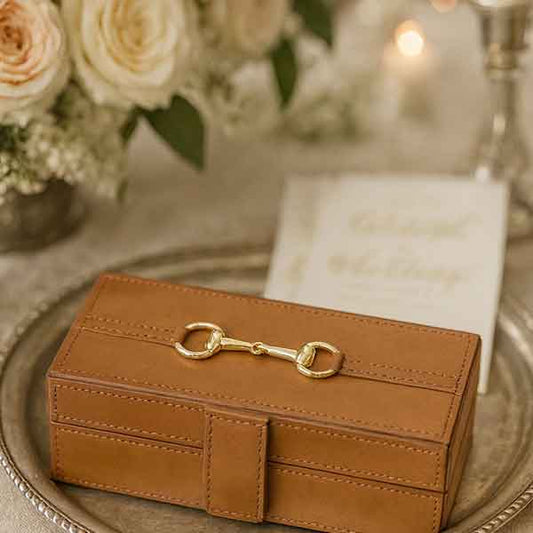 Horse-bit Salami Box (Tan)