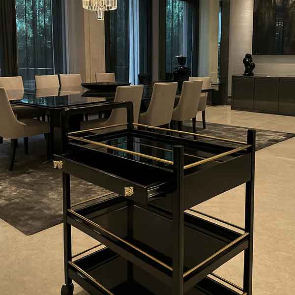 Manhattan Cart Black (3 Tier)