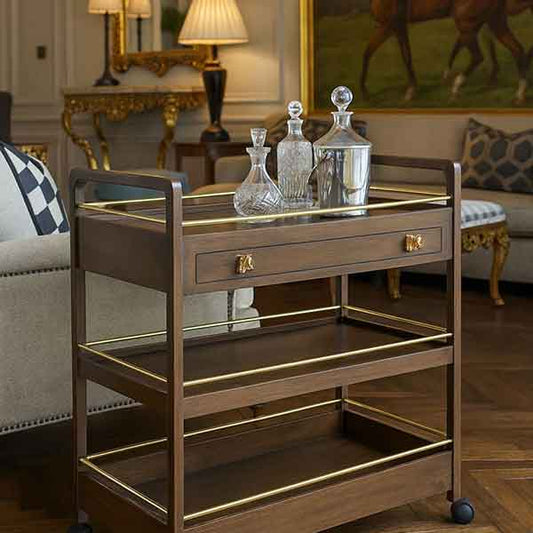 Manhattan Cart Polished (3 Tier with 2 handles)