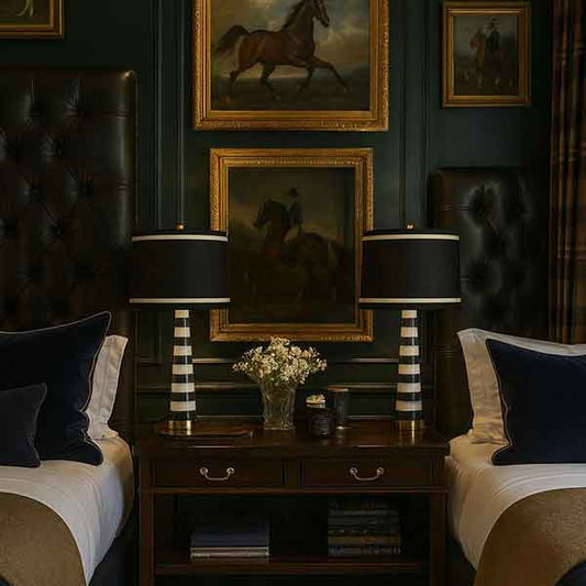 MayFair Marble Lamp Pair
