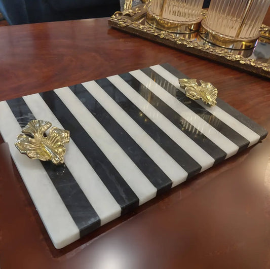 Monochrome Rectangle Platter