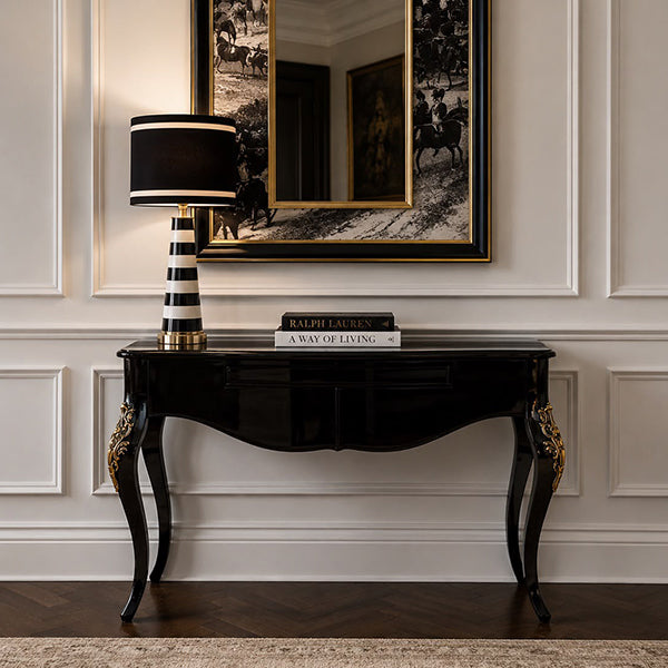 Noir Manor Console Table