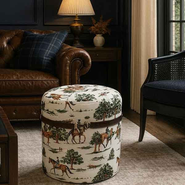 Polo Club Ottoman Stool