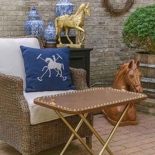 Polo Foldable Table in Tan