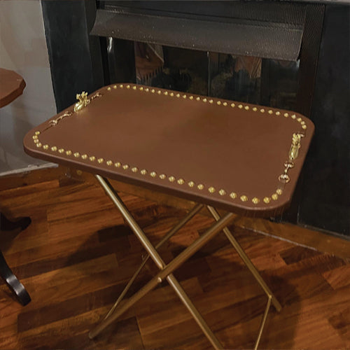 Polo Foldable Table in Tan