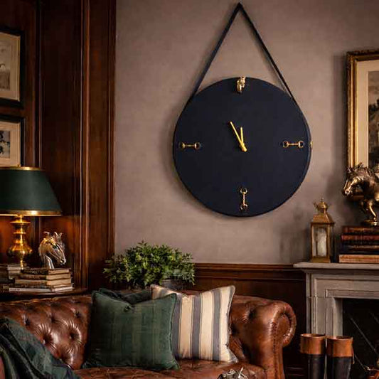 Pony Express Clock (Navy)