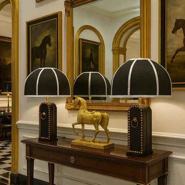 Royal Ascot Lamp Pair (Black Shades)