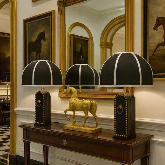 Royal Ascot Lamp Pair (Black Shades)