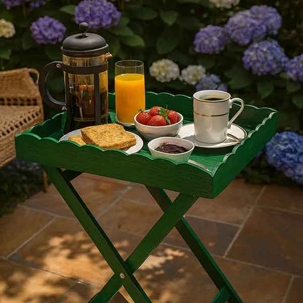 Scallop Butlers Trays (Green Chalk)
