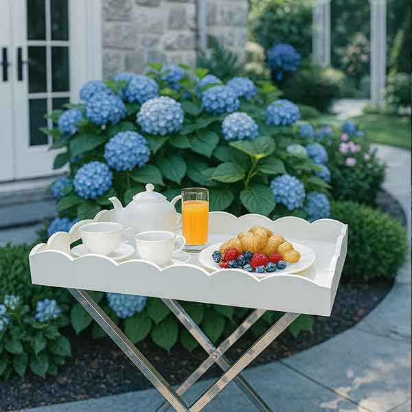 Scallop Butlers Trays (White Chalk)
