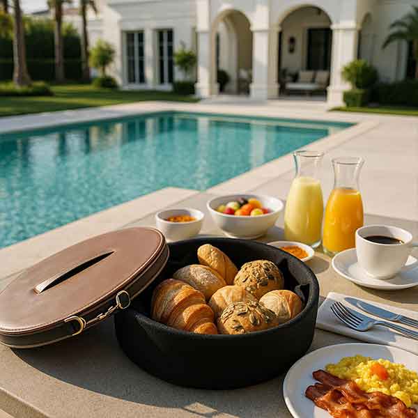 Stable Style Bread Basket (Black)