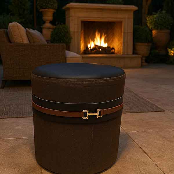 Stable Style Ottoman