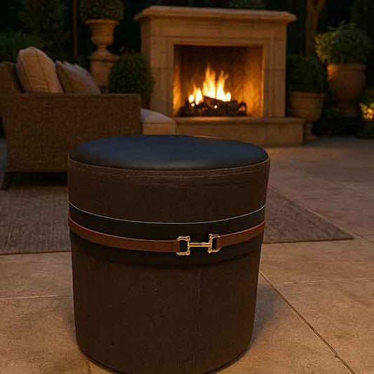 Stable Style Ottoman