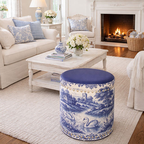 Swan Lake Ottoman