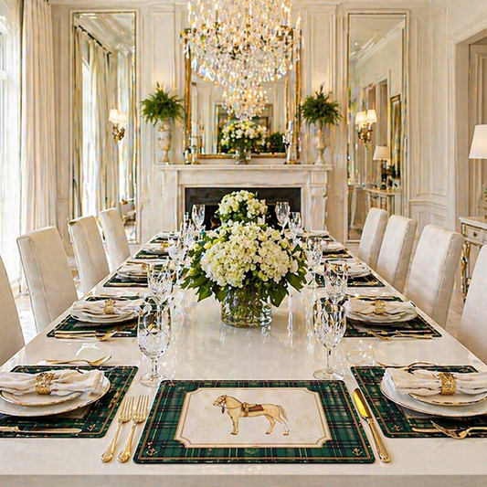 Tartan Saddle Table Mat
