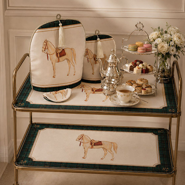 Tartan Saddle Tea Linen