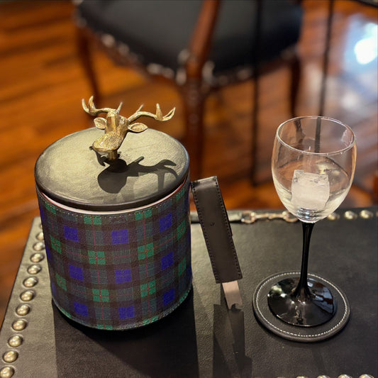 Tartan Stag Ice Bucket