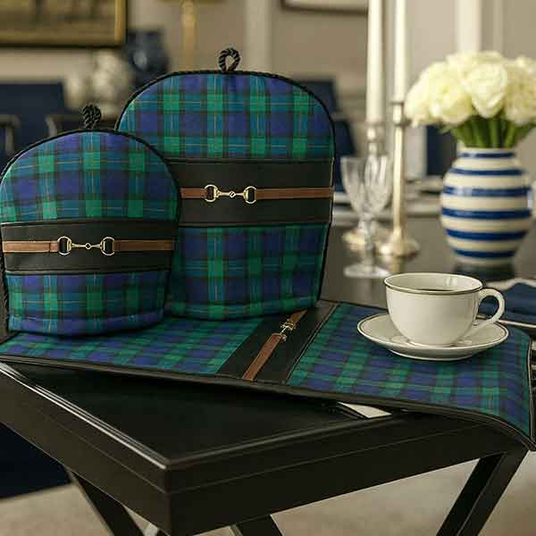 Bit & Tartan Tea Linen (Green)