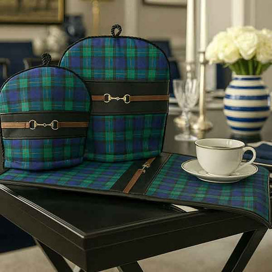 Bit & Tartan Tea Linen (Green)