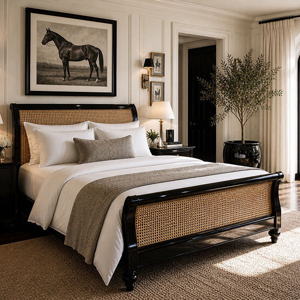 Windsor Bed Set Black (Double)