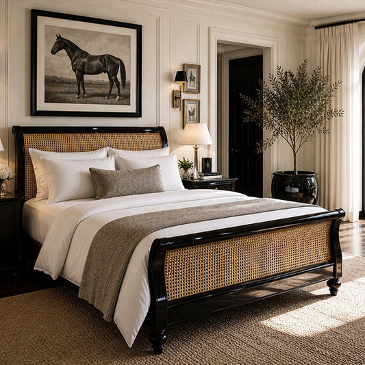 Windsor Bed Set Black (Double)