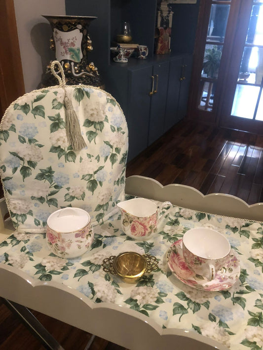 Hydrangeas Tea Linen